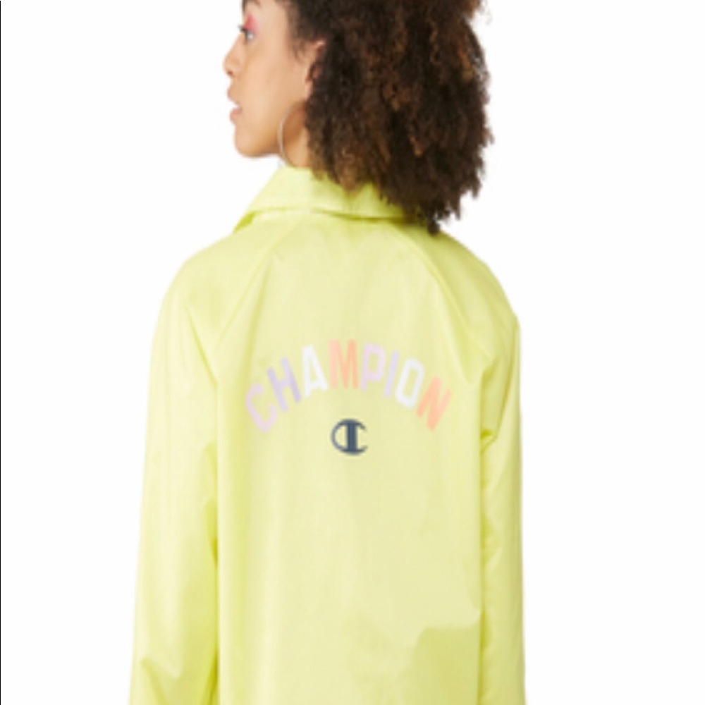 ****SOLD** *Champion Women's Cropped Coaches Jacket Size XL MSRP $60.00 Journey - Picture 3 of 4